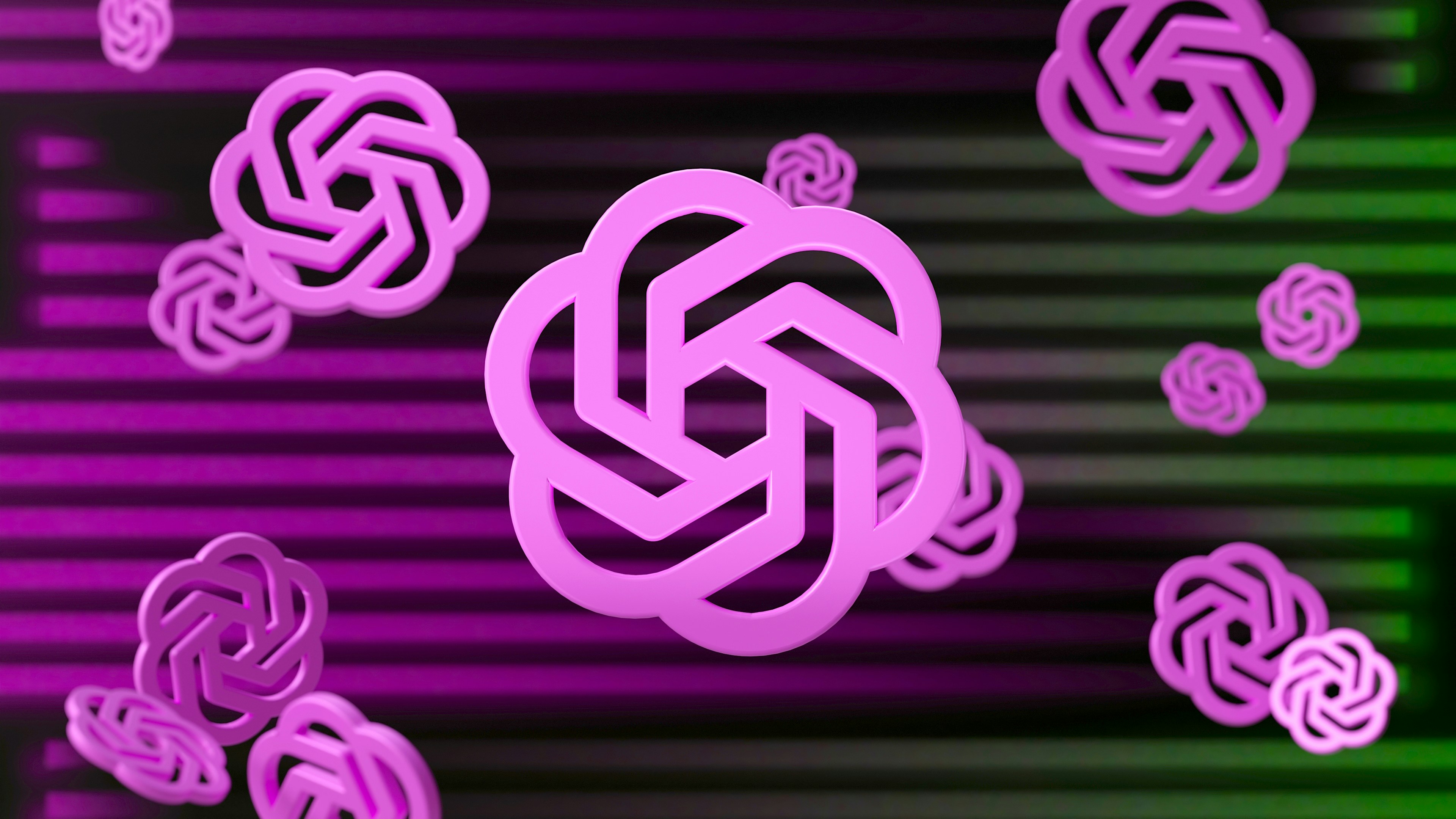 OpenAI logo floating around - GPT 5