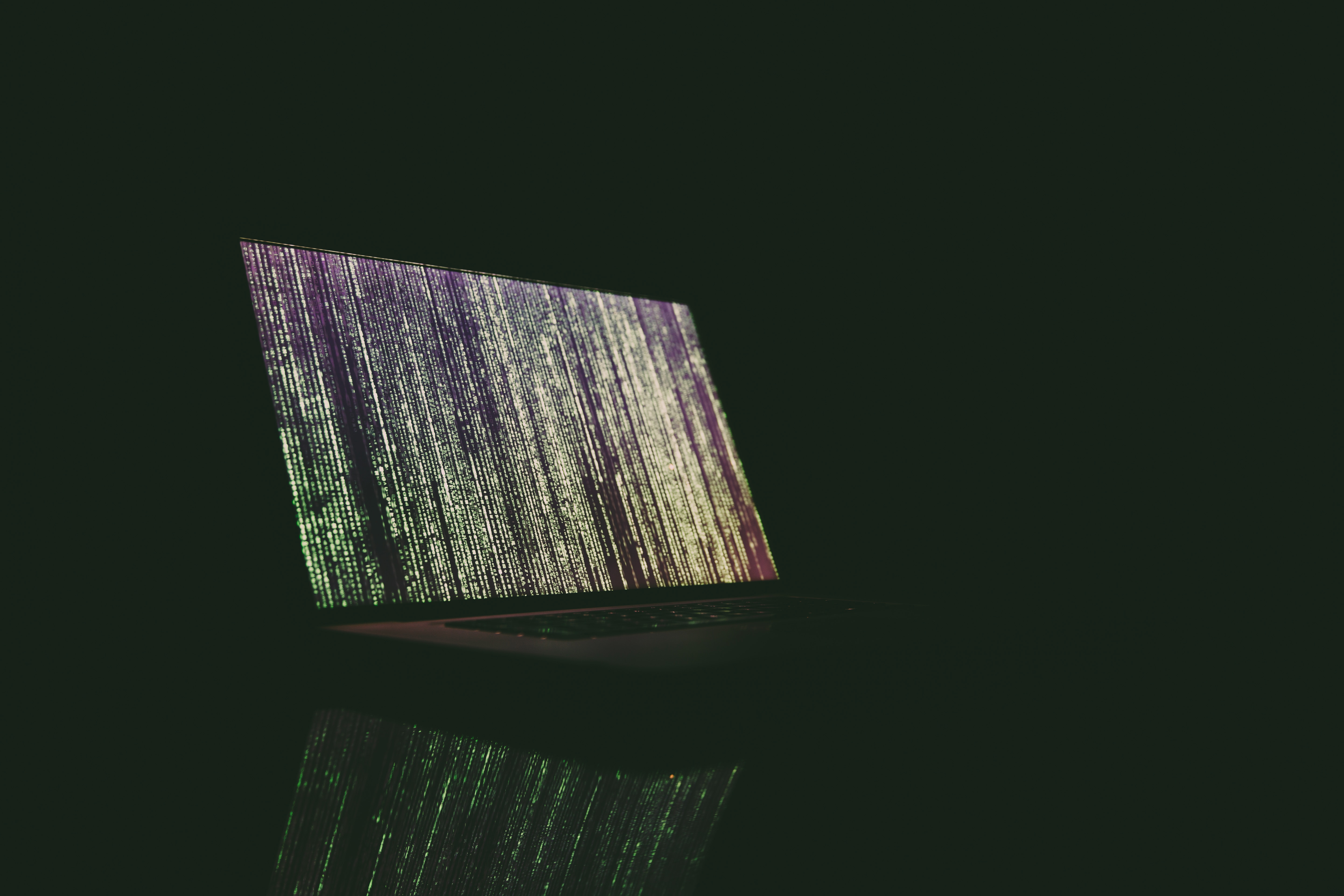 data flowing on a computer screen - big data sentiment analysis