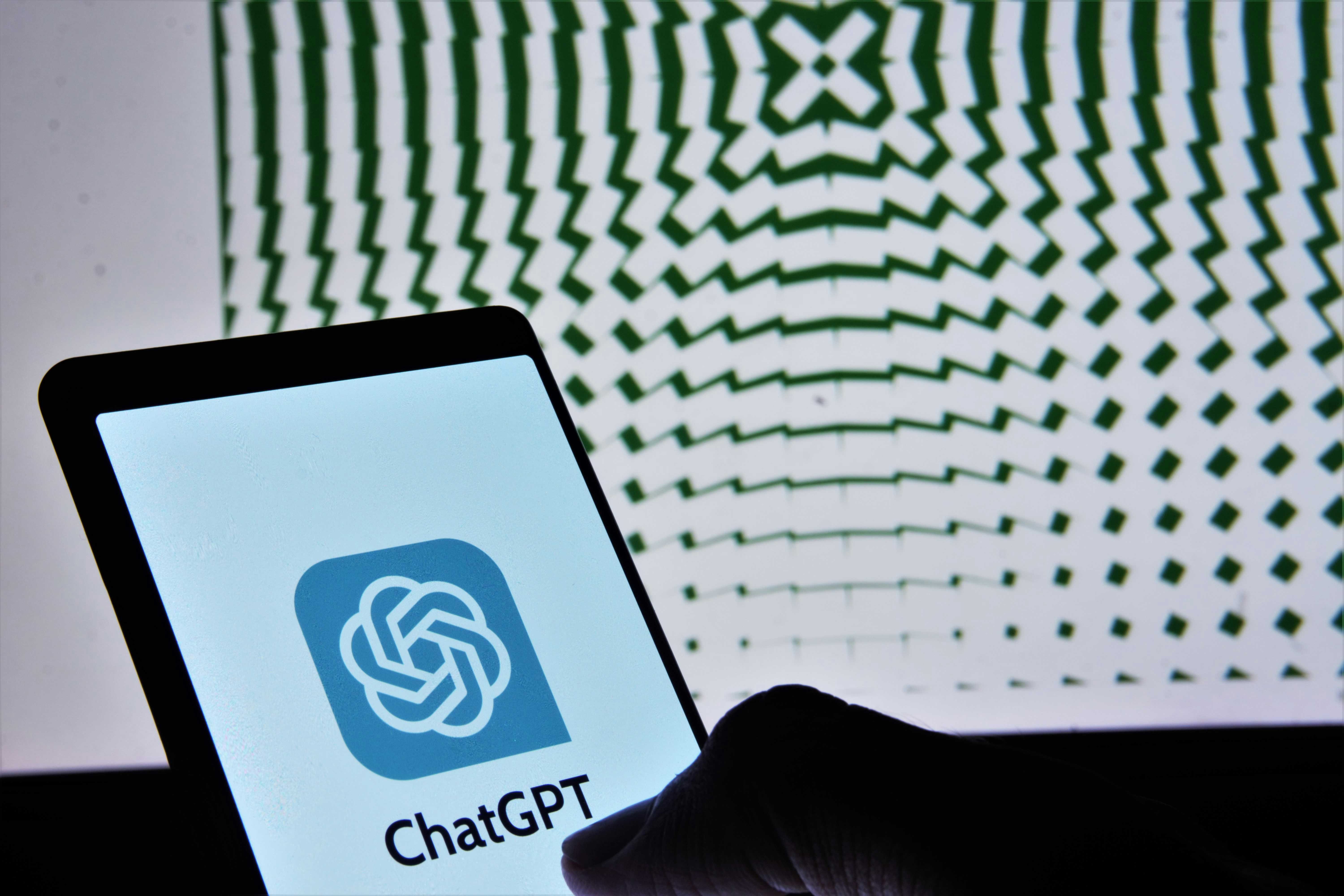 a small business owner using ChatGPT prompts for business
