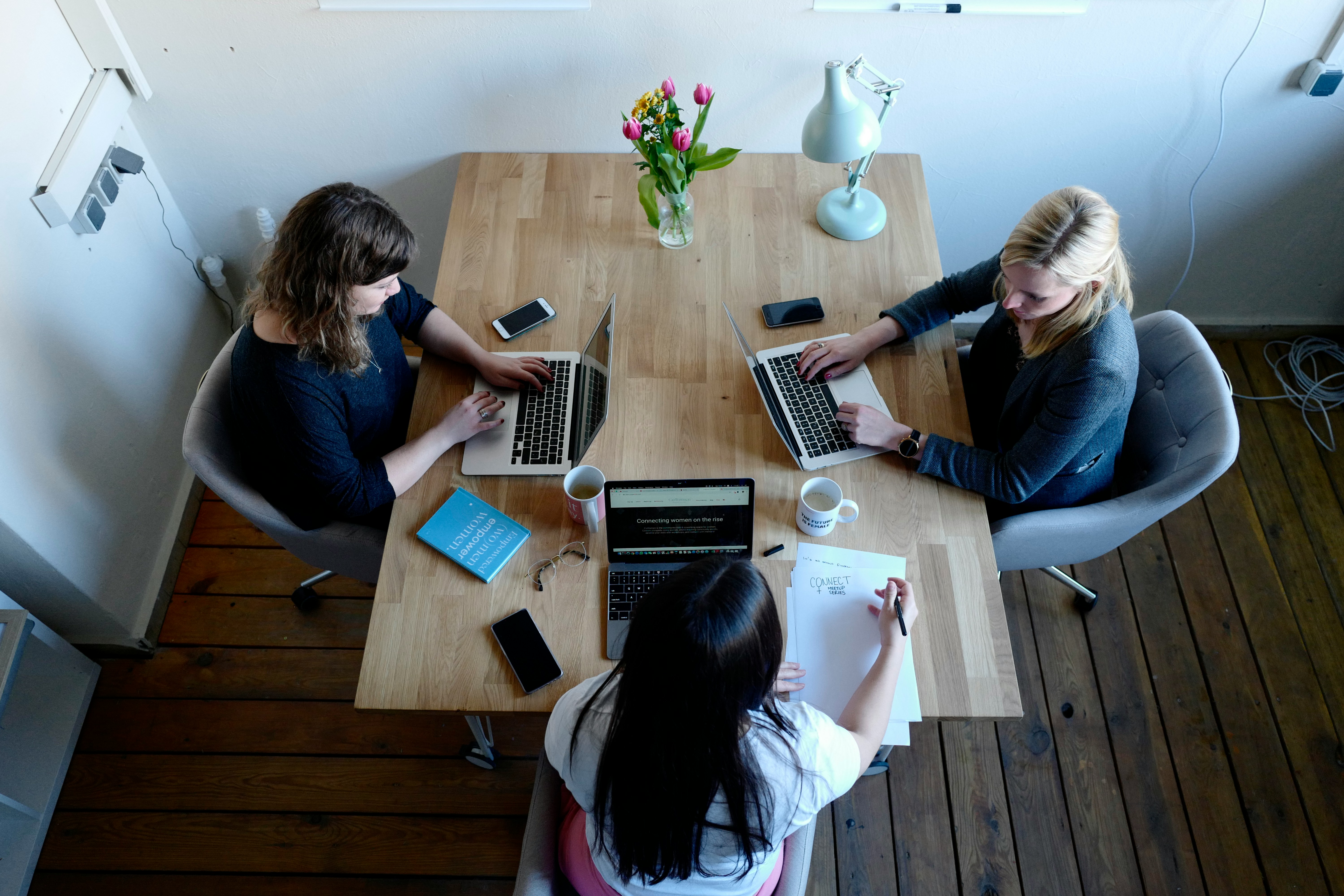 small team working hard - Marketing Automation for Small Businesses