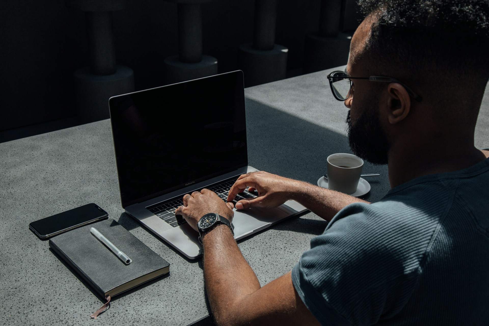 man using google sheets - Google Sheets Difference Formula