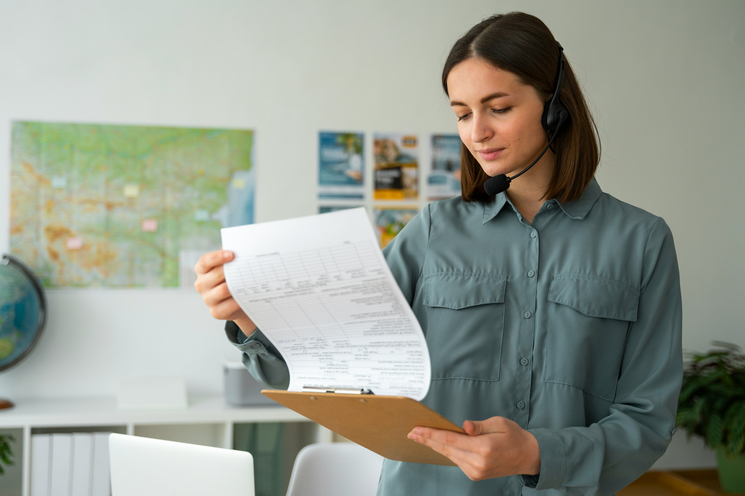 person looking at reports - How to Automate Data Entry