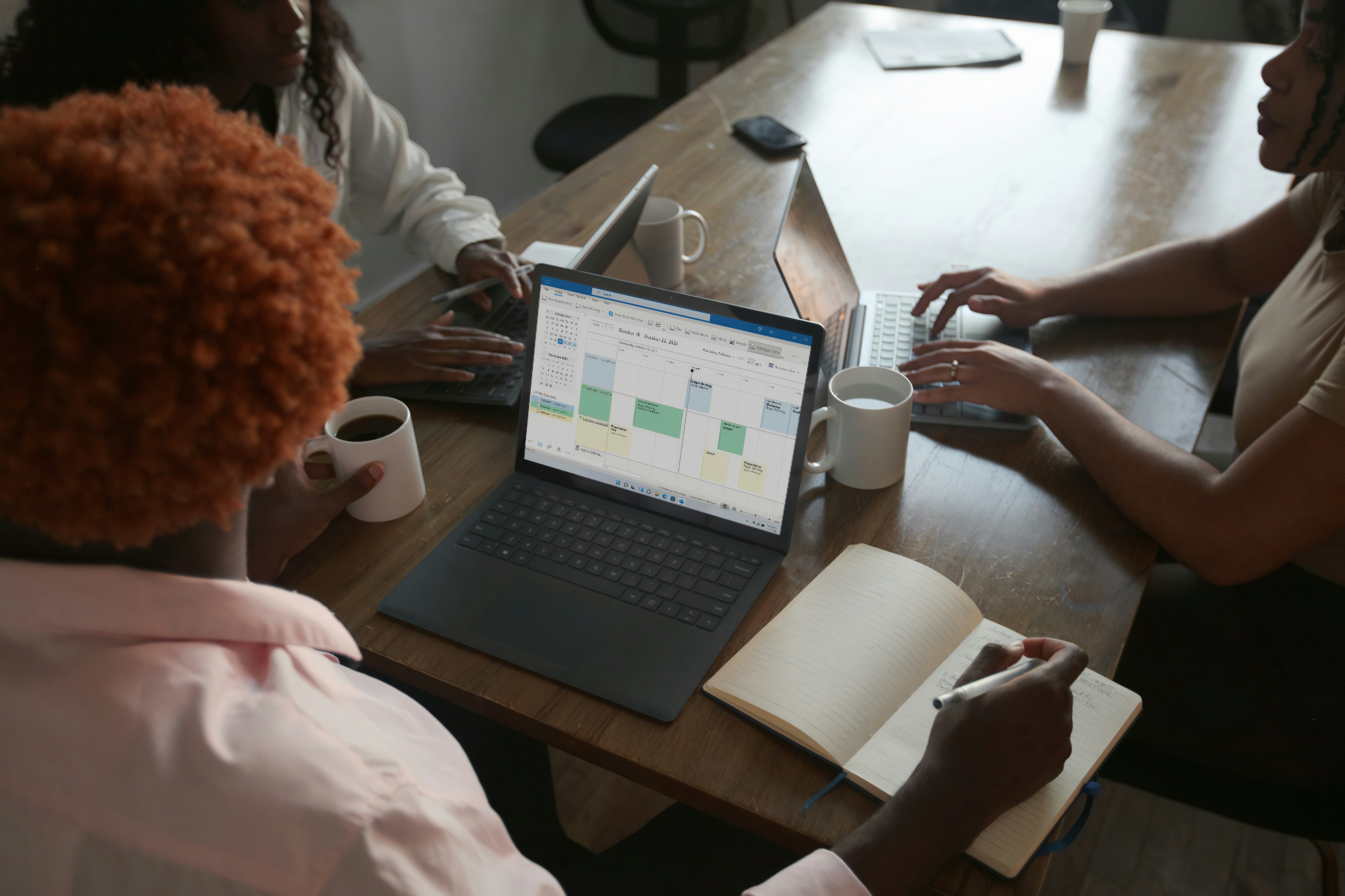 person using excel with notes - how to categorize in excel